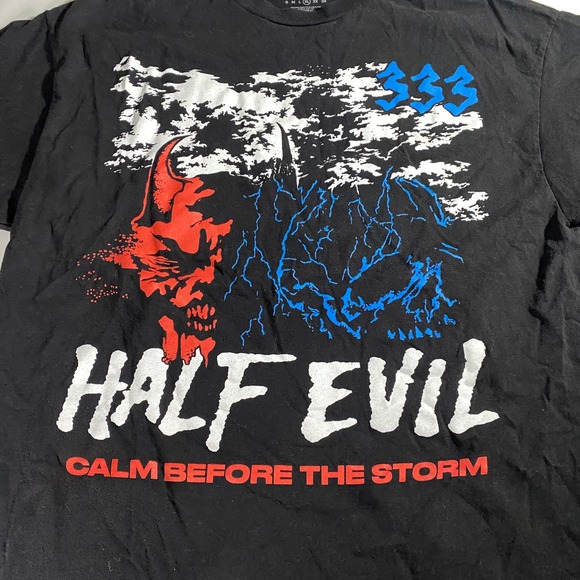 333 Half Evil Calm Before The Storm T Shirt Men's XL - Picture 2 of 7